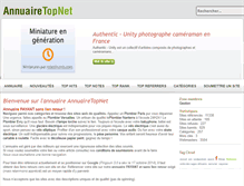 Tablet Screenshot of annuairetopnet.com